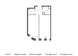 Продаю 1-комнатную квартиру, 56.3 м2, Москва, Стремянный переулок, 2