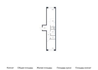 Продаю 1-комнатную квартиру, 47 м2, Балашиха, жилой квартал Новоград Павлино, к8
