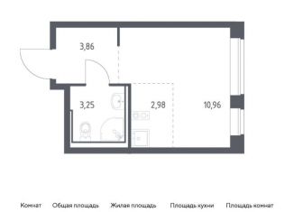 Продается квартира студия, 21.1 м2, Санкт-Петербург, ЖК Живи в Рыбацком, Советский проспект, 96