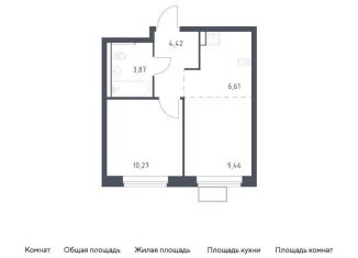 Продается 2-ком. квартира, 34.6 м2, Московская область, жилой комплекс Егорово Парк, к3.2