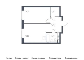 Продается 1-комнатная квартира, 44.7 м2, Москва, СВАО, Октябрьская улица, 98